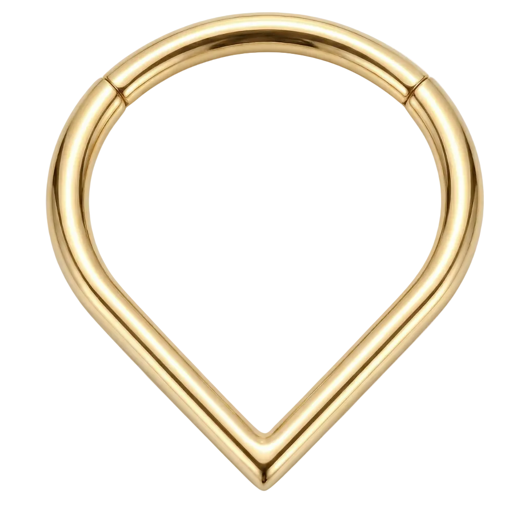 Tytanowy Clicker Segmentowy - Łezka