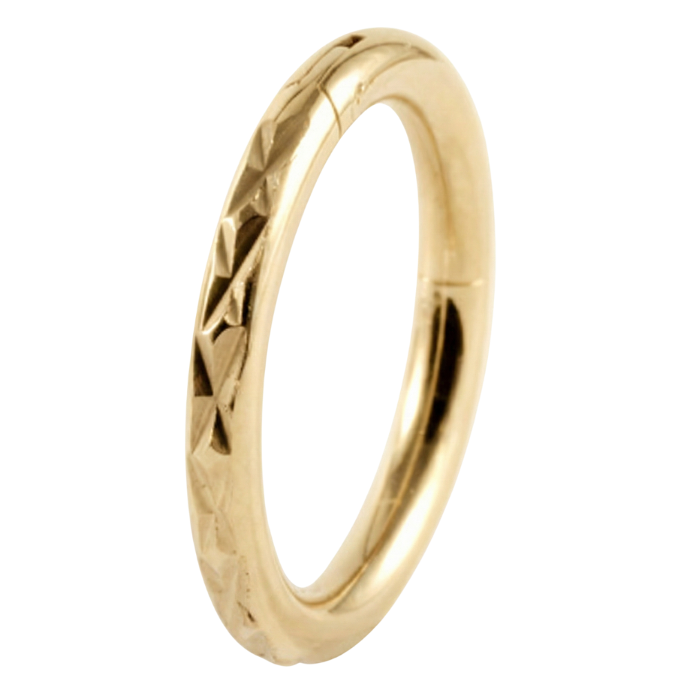 Tytanowy Clicker Segmentowy Struktura Diament - Kółko