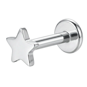 Titanium Labret - Star