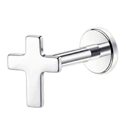 Titanium Labret - Kříž