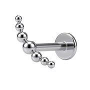 Titanium Decorative Labret - Arch With Balls
