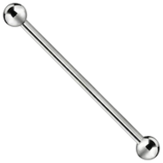Titanium Ball Barbell - Internally Threaded