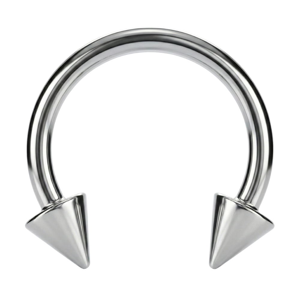 Tytanowa Podkówka Ze Stożkiem - Z Gwintem Zewnętrznym