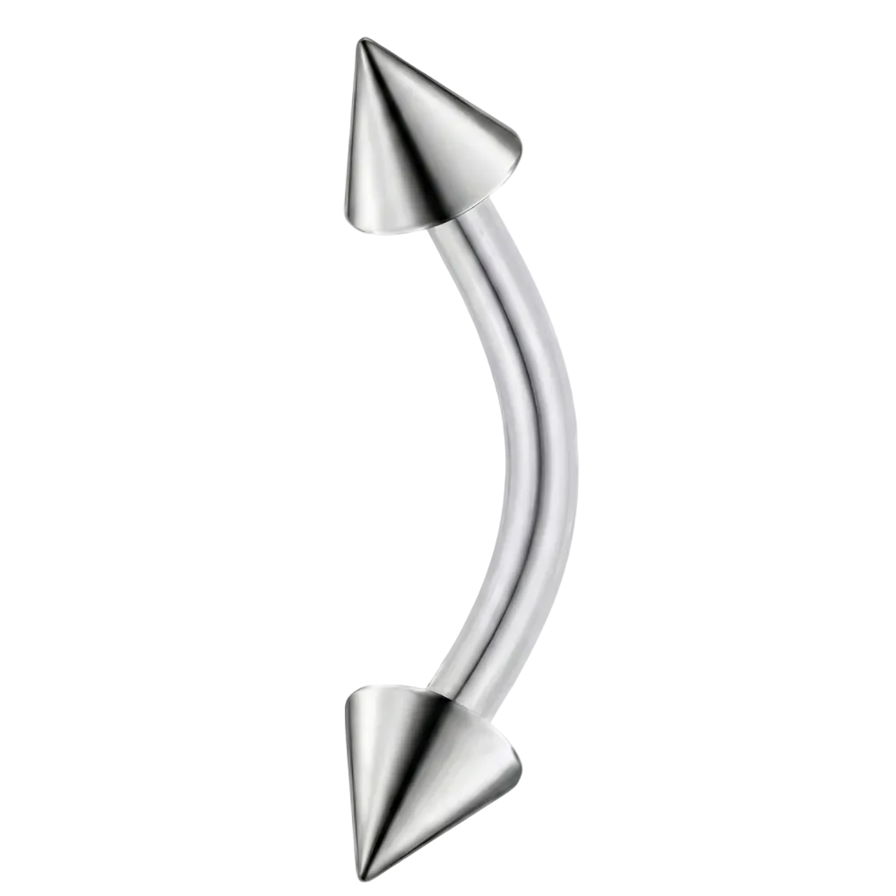 Tytanowy Banan Ze Stożkami - Z Gwintem Wewnętrznym