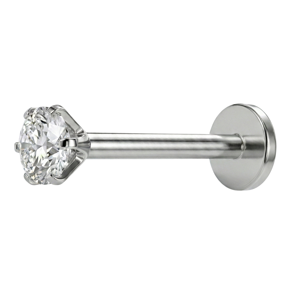 Tytanowy Labret Ozdobny - Diamencik