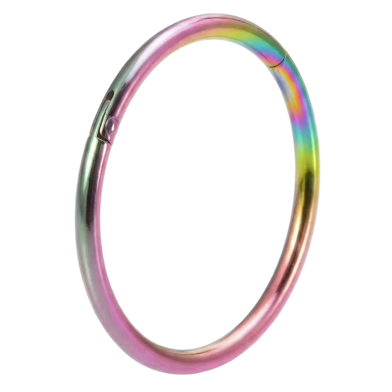 Tytanowy Clicker Segmentowy - Kółko - Piercing Planet