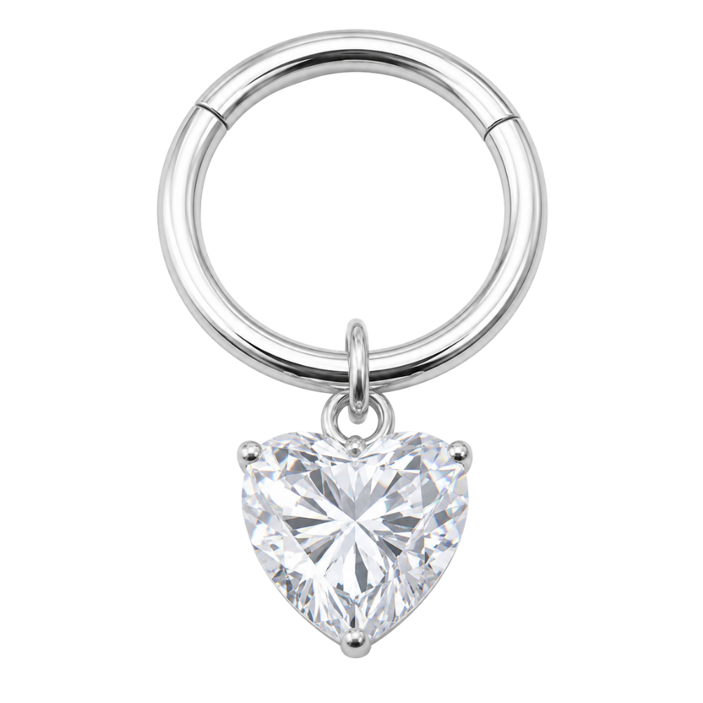 Segment Clicker With Heart Pendant