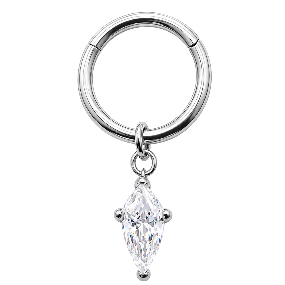 Segment Clicker With Rhombus Pendant