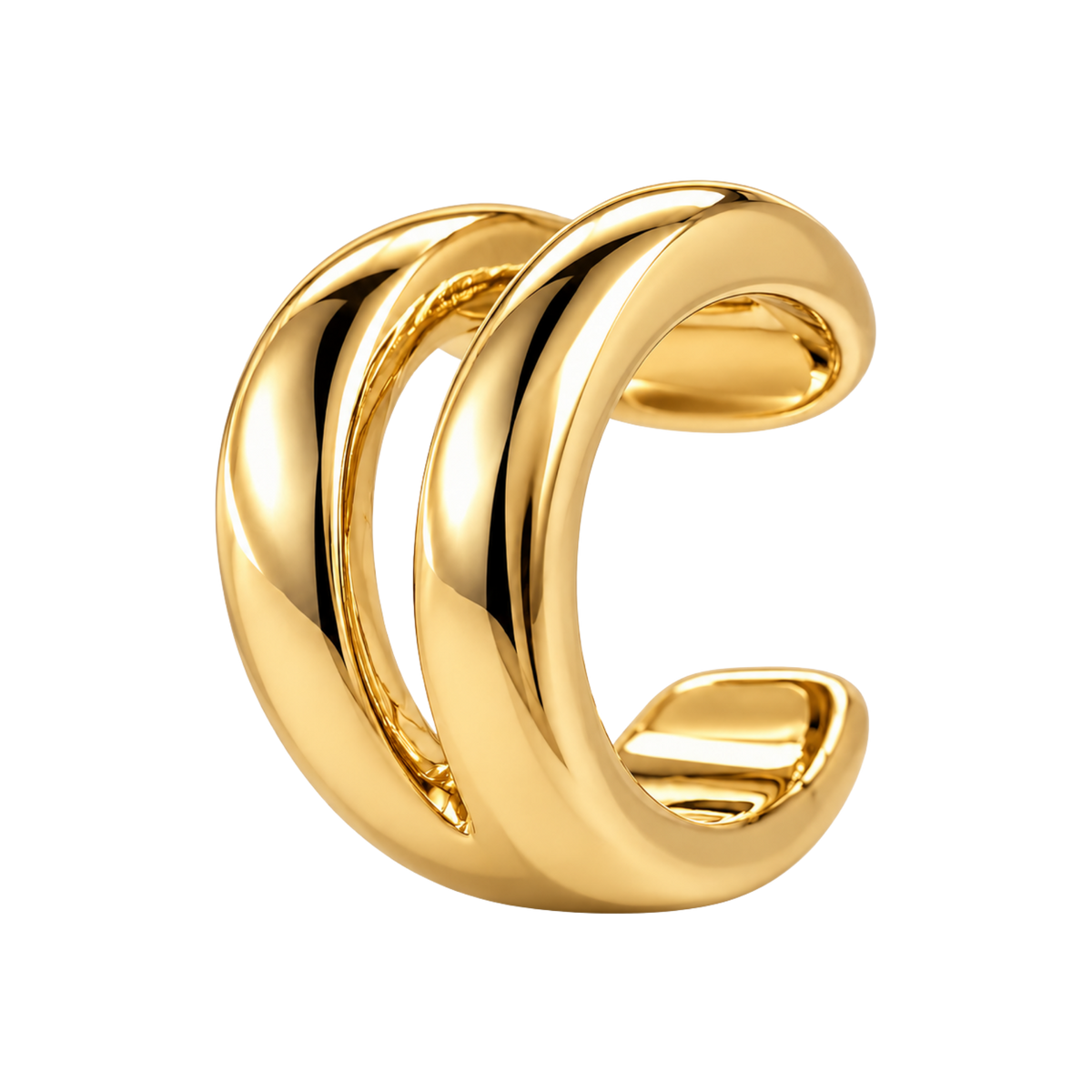 Nausznica Gładka z Wycięciem - Ear Cuff