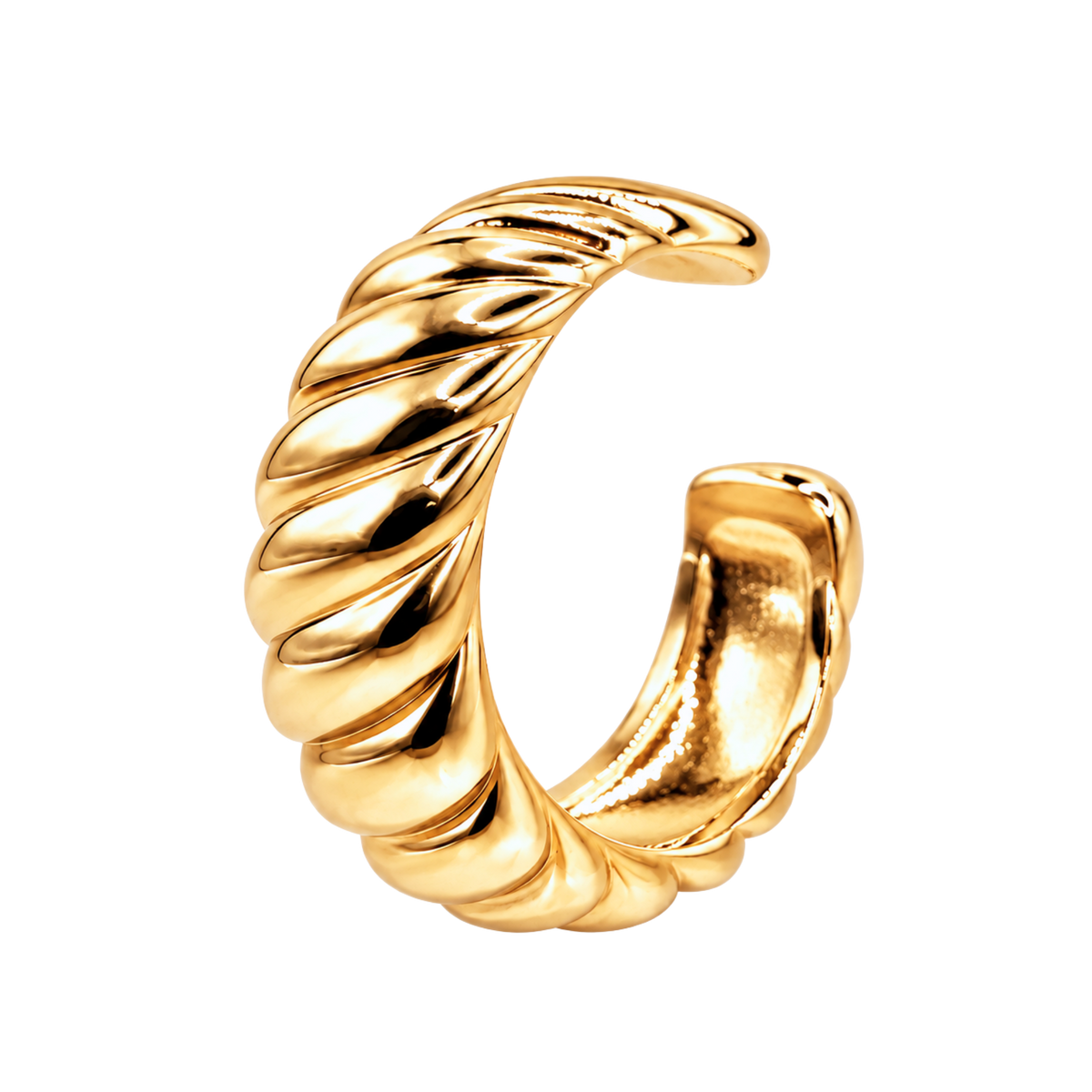 Nausznica Prążkowana - Ear Cuff