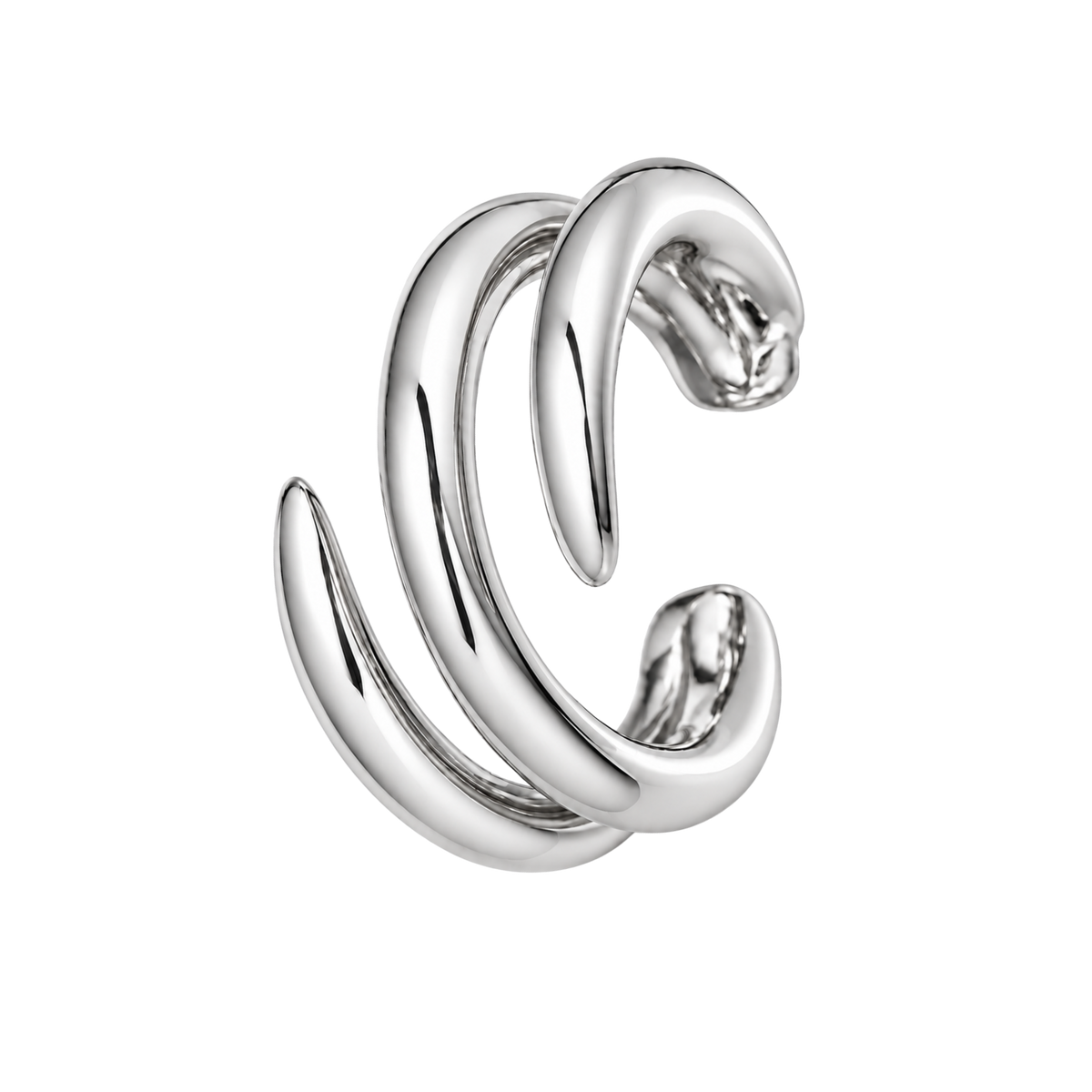 Nausznica Spiralna z Zaostrzonymi Końcówkami - Ear Cuff