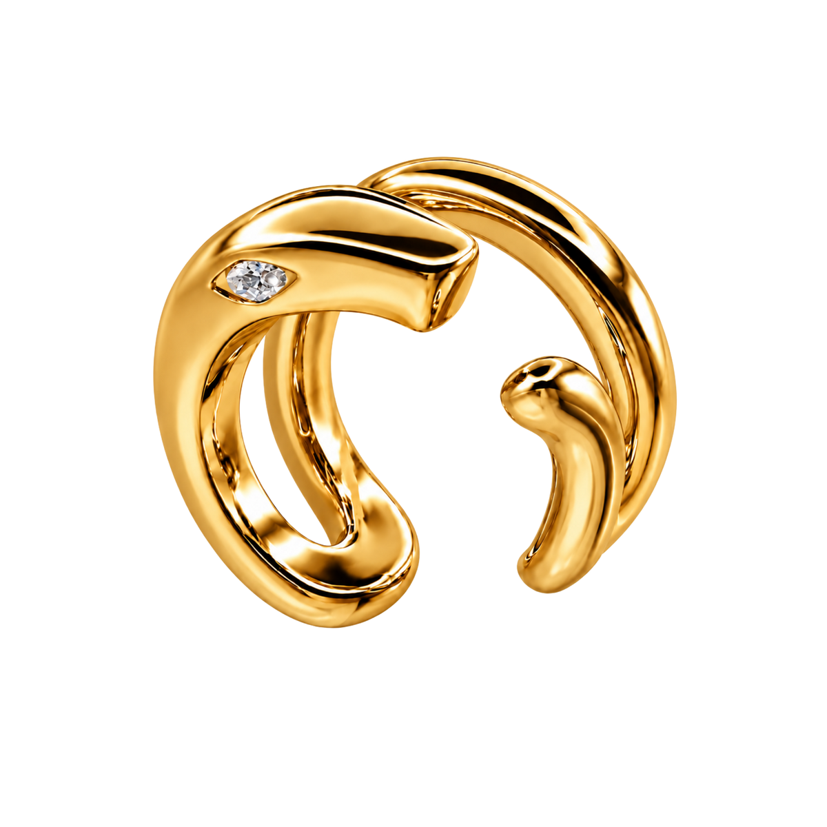 Nausznica Wąż - Ear Cuff