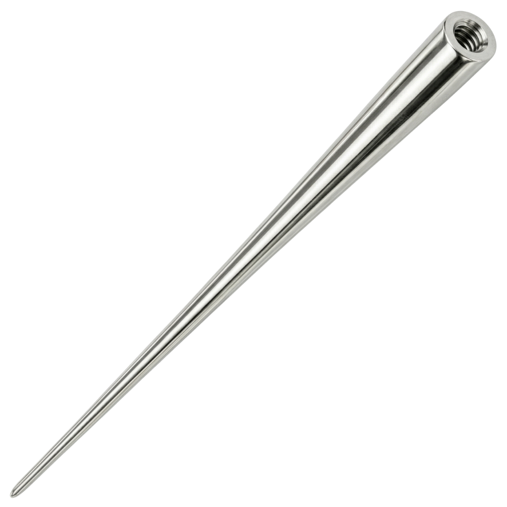 Pin for rods with external thread
