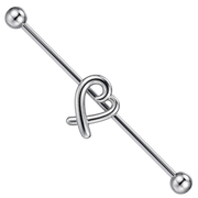 Decorative Steel Barbell - Heart