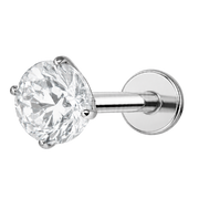 Titanium Decorative Labret - Diamond