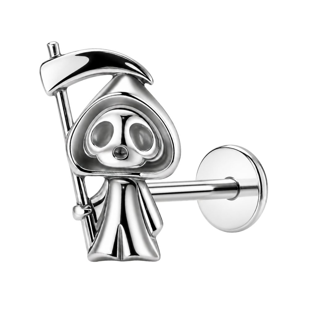 Tytanowy Labret Ozdobny Duszek