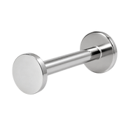 Tytanowy Labret Plaski Z Gwintem Wewnetrznym